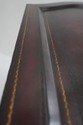 F66750: Tooled Leather Wrapped 3 Panel Folding Scr