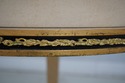 L66760: Versace Style Greek Key Faux Marble Empire