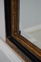 66930: Regency Ebonized Black & Gold Beveled Wall 