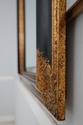 66930: Regency Ebonized Black & Gold Beveled Wall 