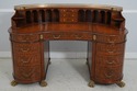 66768: MAITLAND SMITH Leather Top Mahogany Kidney 