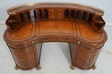 66768: MAITLAND SMITH Leather Top Mahogany Kidney 