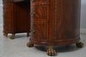 66768: MAITLAND SMITH Leather Top Mahogany Kidney 