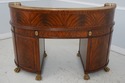 66768: MAITLAND SMITH Leather Top Mahogany Kidney 