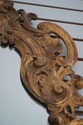 71597: Rococo Style Gold Gilt Wood Carved Hanging 