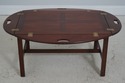  71531: Vintage Mahogany Butler&rsquo;s Tray Coffee Co