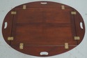  71531: Vintage Mahogany Butler&rsquo;s Tray Coffee Co