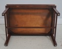  71531: Vintage Mahogany Butler&rsquo;s Tray Coffee Co