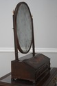 L71162: Antique English Adams Inlaid Dressing Mirr