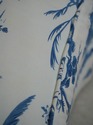  F71611: KINDEL Toile Blue And White Upholstered L
