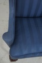  71638: SOUTHWOOD Blue Upholstered French Foot Mah