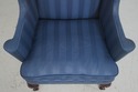  71638: SOUTHWOOD Blue Upholstered French Foot Mah