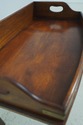 L71520: English Campaign Style Mahogany Coffee Tab