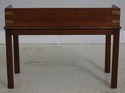 L71520: English Campaign Style Mahogany Coffee Tab