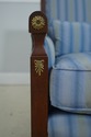 71534: BAKER French Empire Style Blue Upholstered 