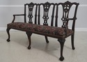  71158: Antique 19th Century Chippendale Carved Ma