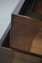 F69341: Vintage Mahogany 3 Drawer Bachelor Chest