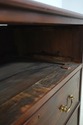 F69341: Vintage Mahogany 3 Drawer Bachelor Chest