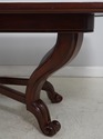L73894: EMANUEL MOREZ Mahogany Brass Inlaid Dining