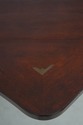 L73894: EMANUEL MOREZ Mahogany Brass Inlaid Dining