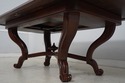 L73894: EMANUEL MOREZ Mahogany Brass Inlaid Dining