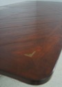 L73894: EMANUEL MOREZ Mahogany Brass Inlaid Dining