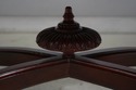 L73894: EMANUEL MOREZ Mahogany Brass Inlaid Dining
