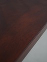 L73894: EMANUEL MOREZ Mahogany Brass Inlaid Dining