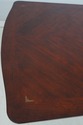 L73894: EMANUEL MOREZ Mahogany Brass Inlaid Dining