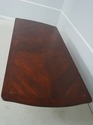 L73894: EMANUEL MOREZ Mahogany Brass Inlaid Dining
