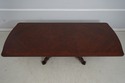 L73894: EMANUEL MOREZ Mahogany Brass Inlaid Dining
