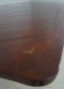 L73894: EMANUEL MOREZ Mahogany Brass Inlaid Dining