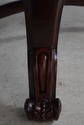 L73894: EMANUEL MOREZ Mahogany Brass Inlaid Dining