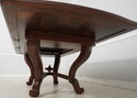 L73894: EMANUEL MOREZ Mahogany Brass Inlaid Dining