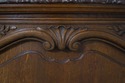 73989: MAISON GOUFFE Vintage French Oak 4 Door Mar