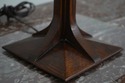 73788: STICKLEY Mission Oak Slag Glass Table Lamp