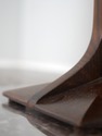 73788: STICKLEY Mission Oak Slag Glass Table Lamp