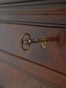 73971/74: HENREDON Empire Mahogany Dresser w. Mirr