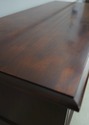73971/74: HENREDON Empire Mahogany Dresser w. Mirr