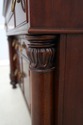 73971/74: HENREDON Empire Mahogany Dresser w. Mirr