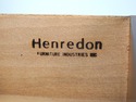 73971/74: HENREDON Empire Mahogany Dresser w. Mirr