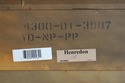 73971/74: HENREDON Empire Mahogany Dresser w. Mirr
