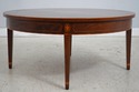 L73942: KINDEL Winterthur Round Inlaid Coffee Tabl