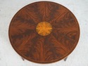 L73942: KINDEL Winterthur Round Inlaid Coffee Tabl