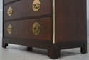 73979: BAKER 3 Drawer Cherry Oriental Campaign Sty