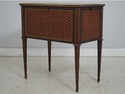 LF73644: Louis XVI Vintage Marble Top Bar Cabinet