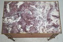 LF73644: Louis XVI Vintage Marble Top Bar Cabinet