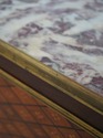 LF73644: Louis XVI Vintage Marble Top Bar Cabinet