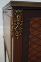 LF73644: Louis XVI Vintage Marble Top Bar Cabinet