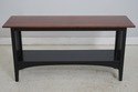 73906: ETHAN ALLEN 2 Tier Mission Style Console Ta